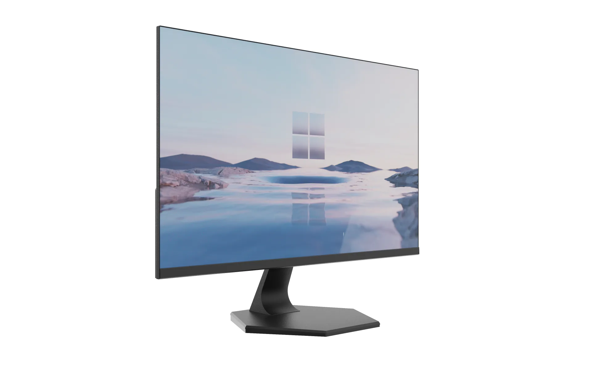 24 Inch VA Frameless Office Monitor Plastic Stand- Core Series