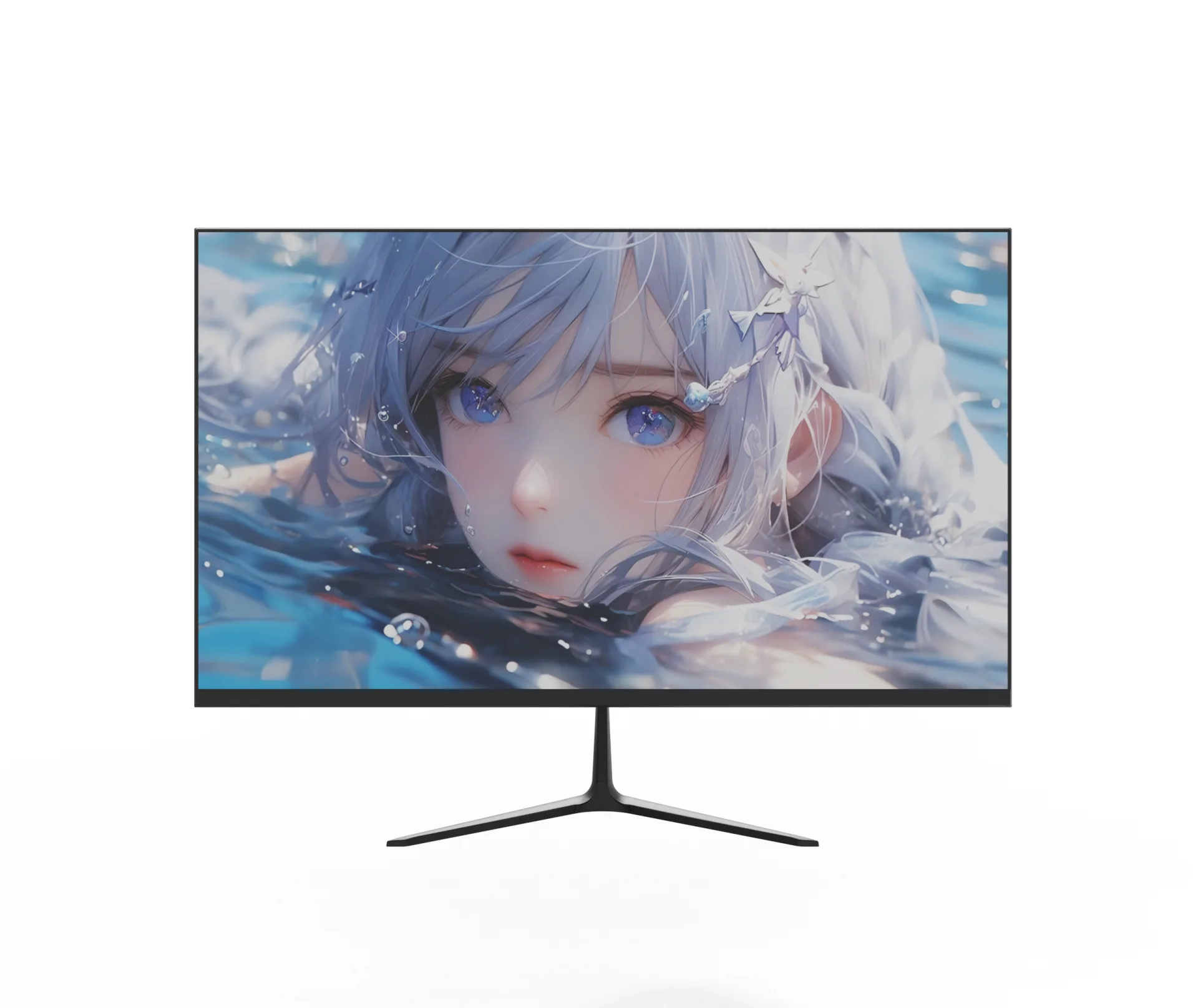 24 Inch Frameless Office Monitor Black/White Color - Core Series