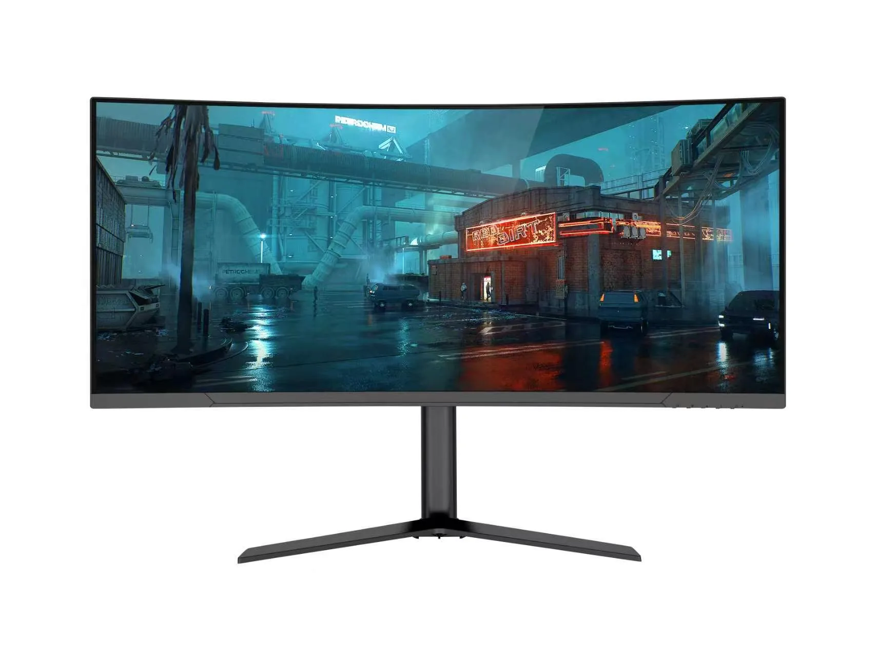 34 Inch Ergonomic Stand VA Curved Gaming Monitor 1800R Black Color - Arcus Series (4)