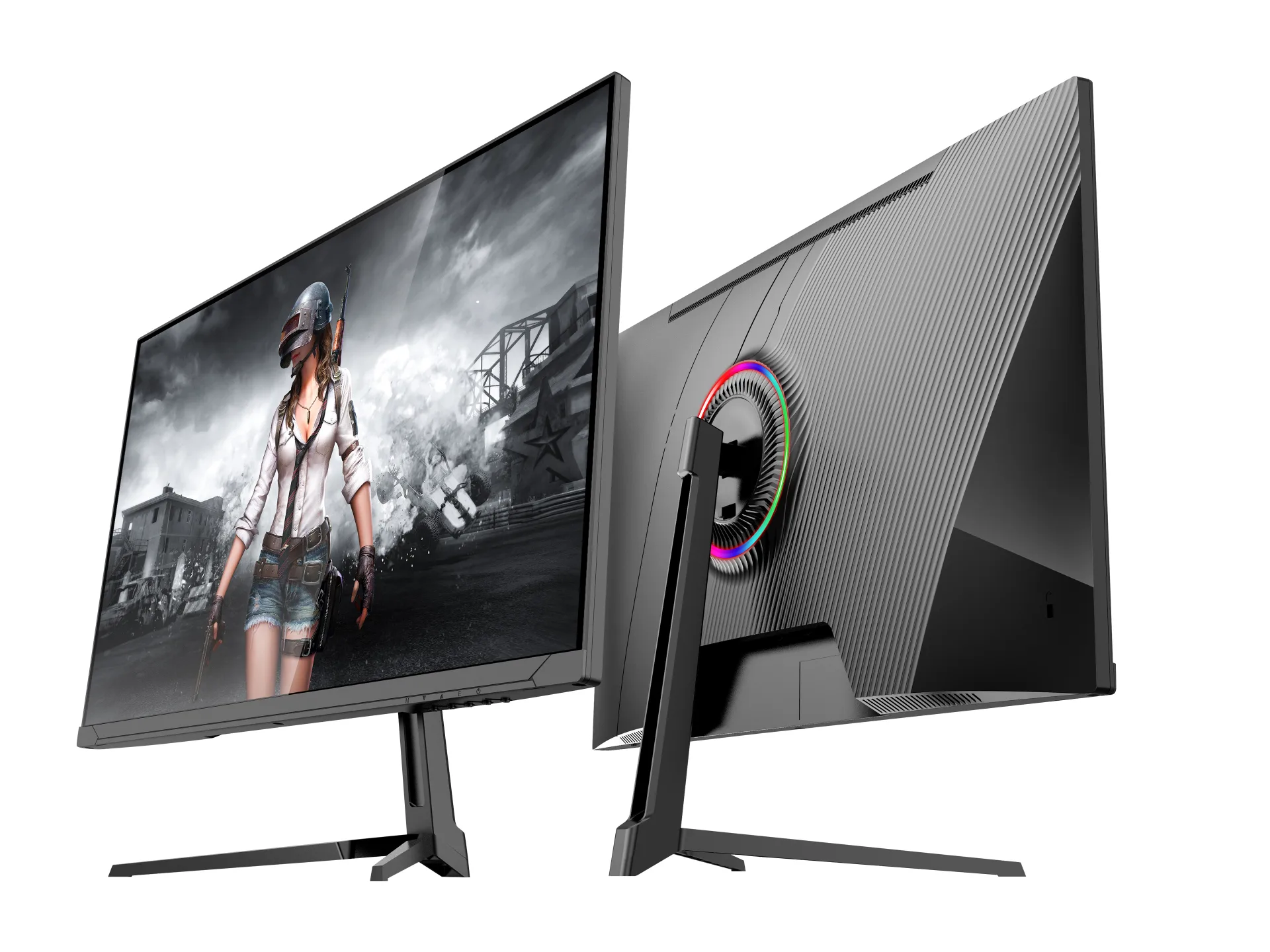 24 Inch OEM 1ms Framless Gaming Monitor Black Color - R Series (4)