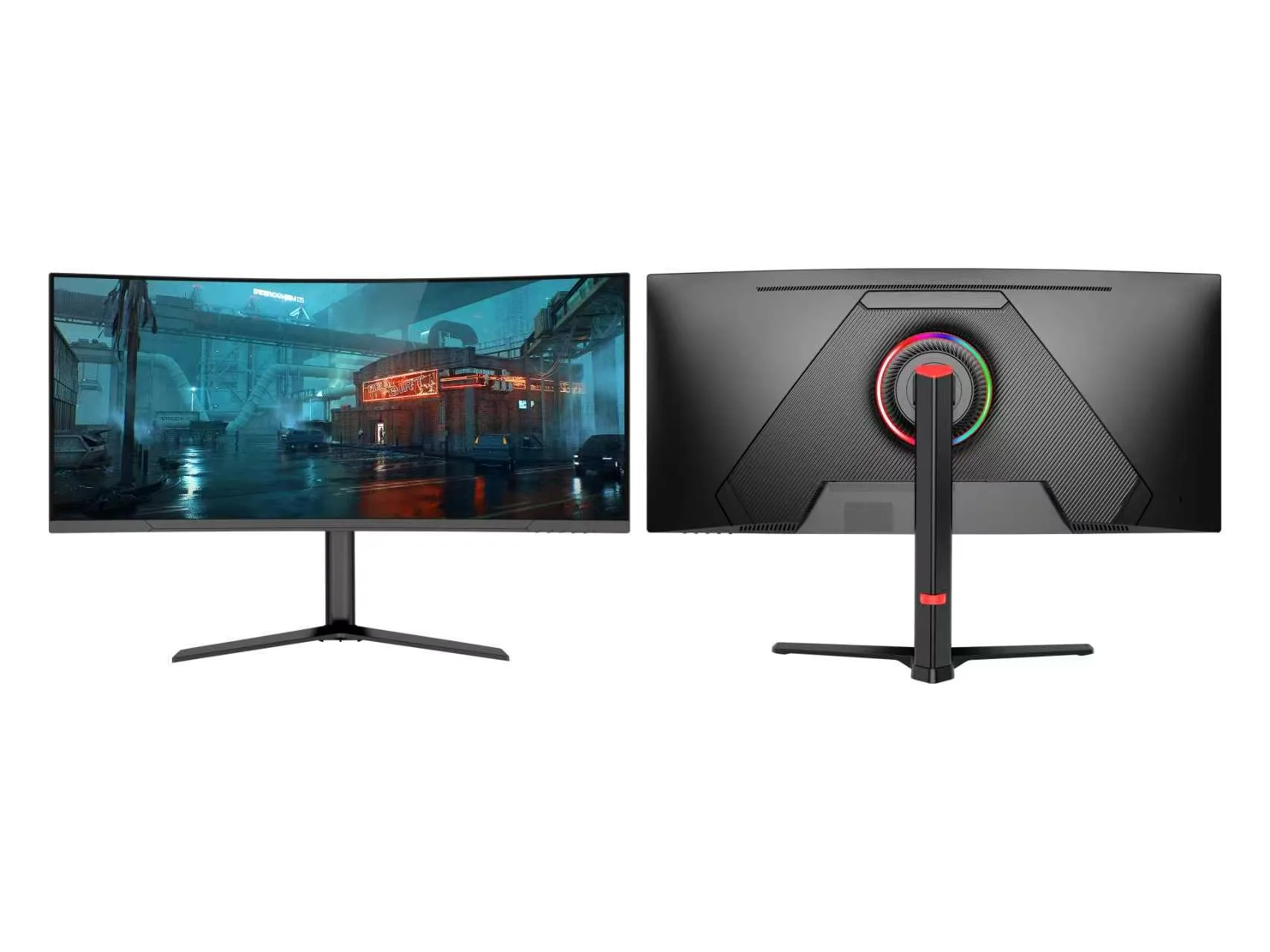 34 Inch Ergonomic Stand VA Curved Gaming Monitor 1800R Black Color - Arcus Series (3)