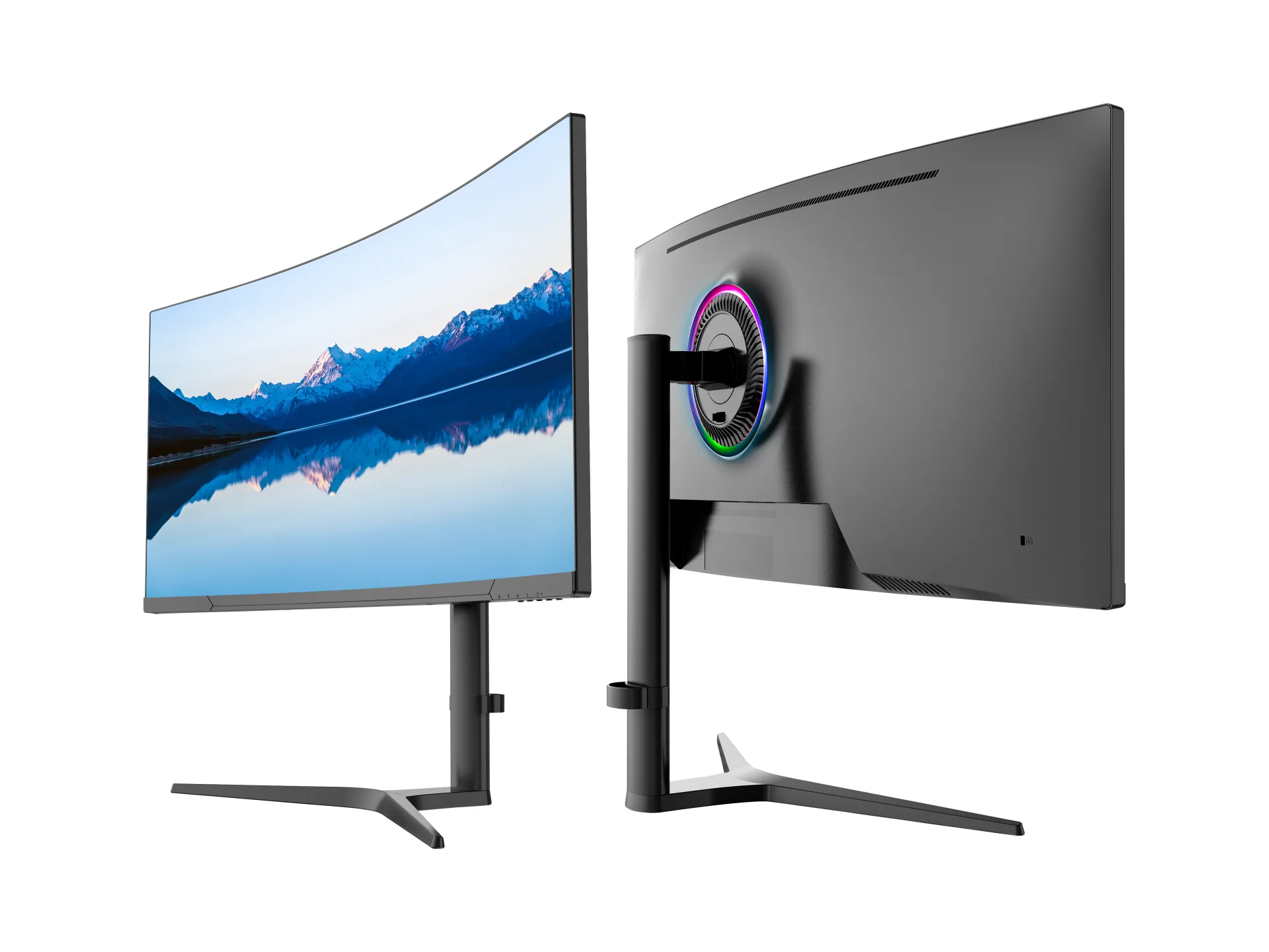 34 Inch Frameless 5ms VA Curved Gaming Monitor 1800R Black Color - Arcus Series