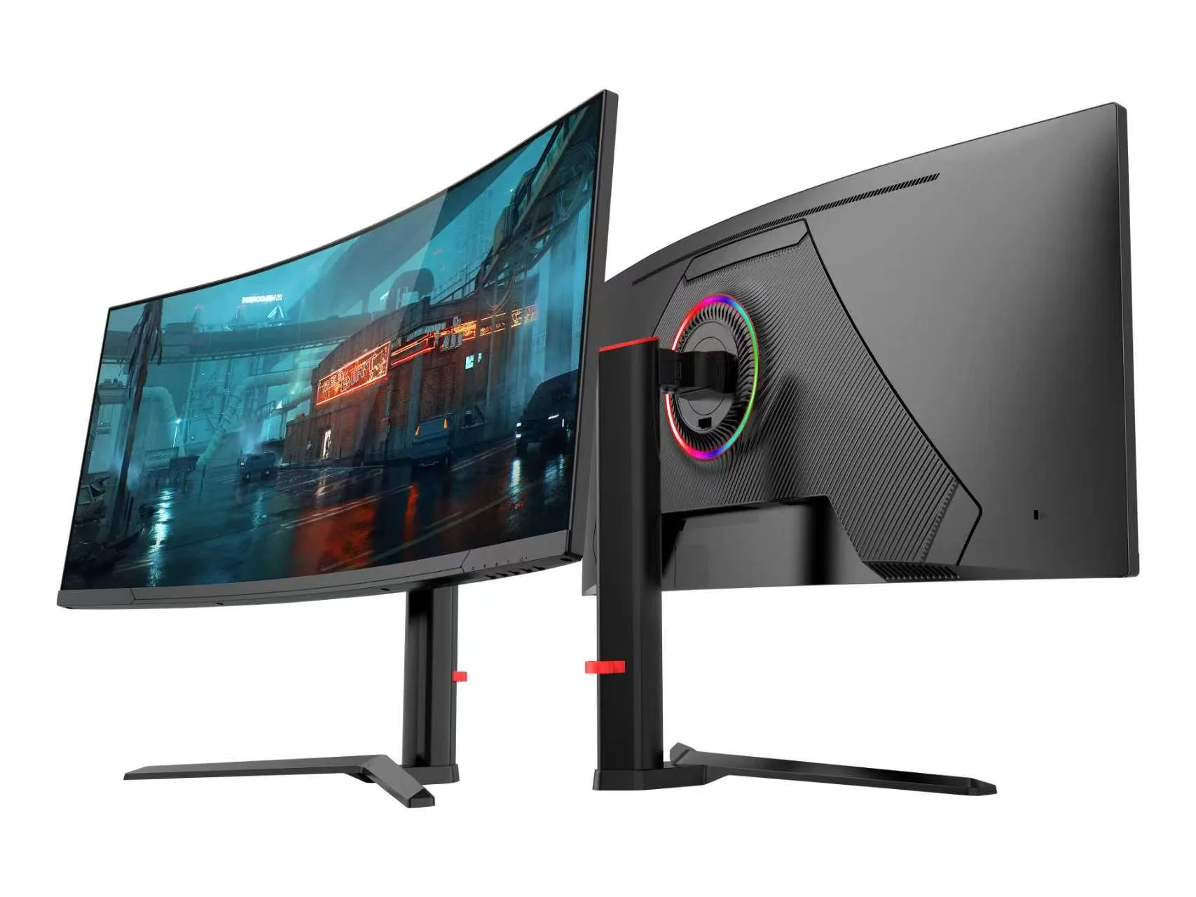 34 Inch Ergonomic Stand VA Curved Gaming Monitor 1800R Black Color - Arcus Series