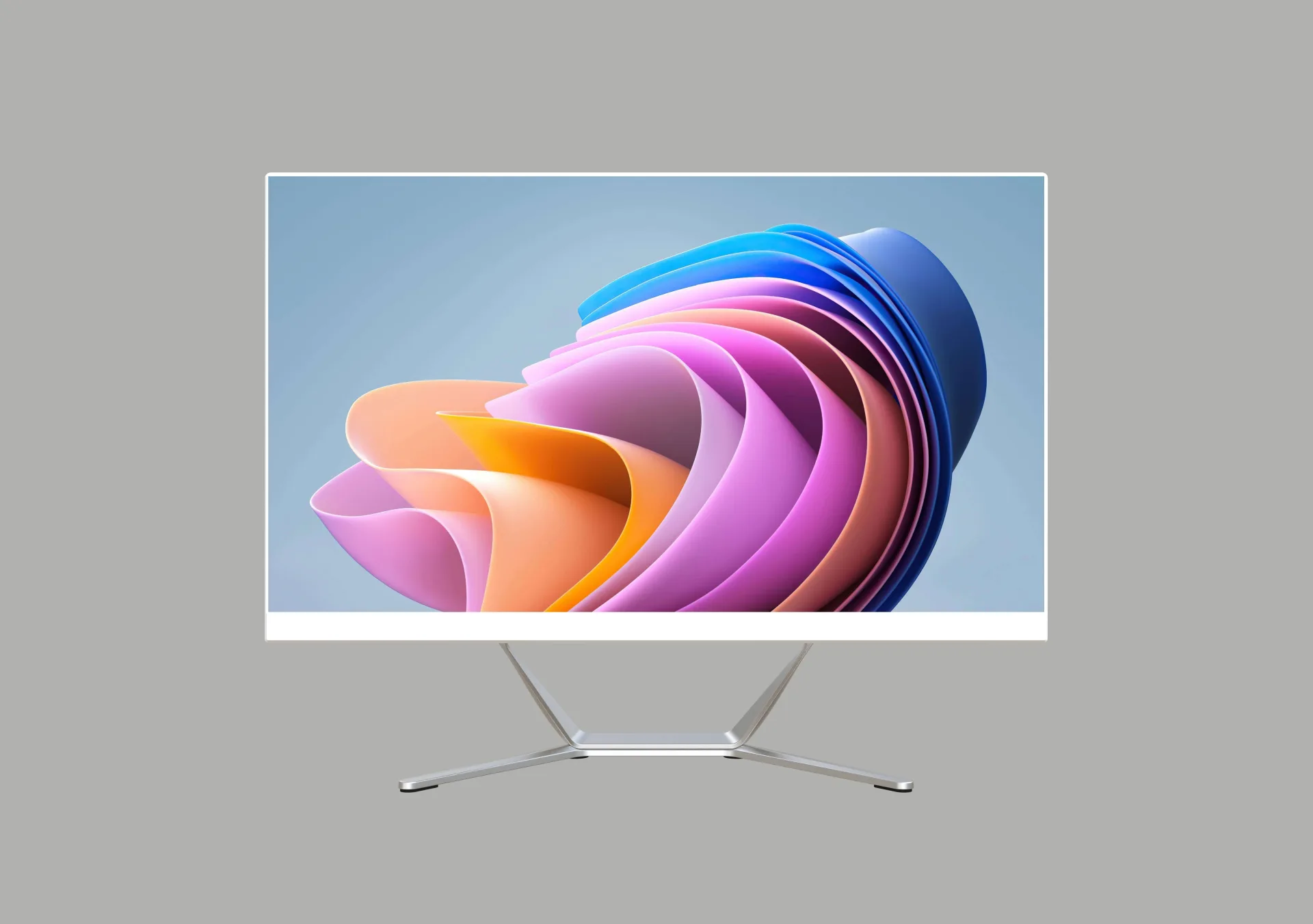 22 inch Customizable Entry-Level All-in-One Desktok Computer With White Casing
