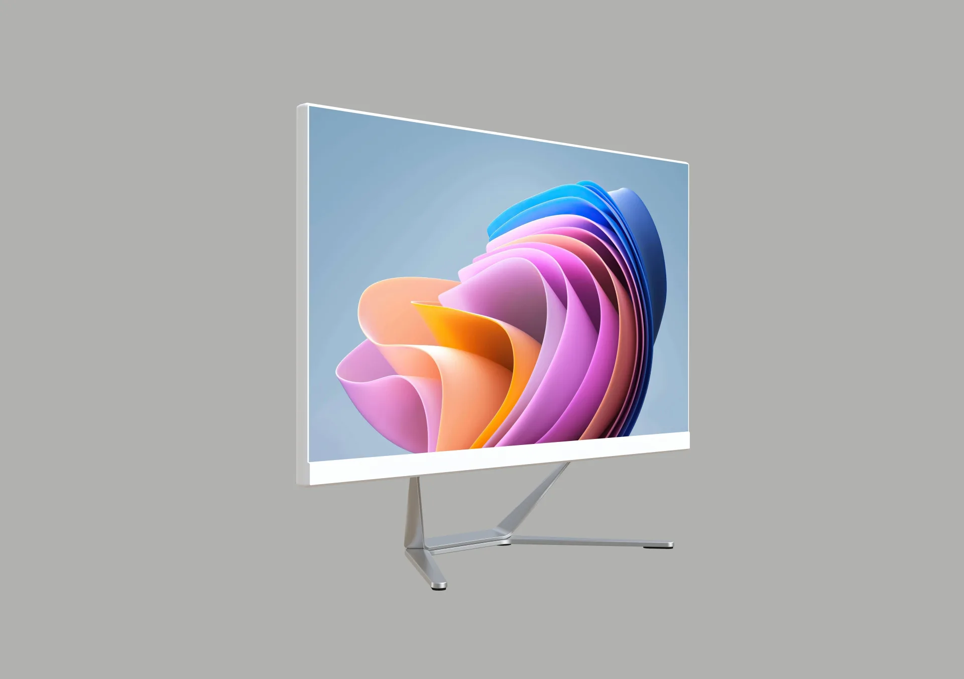 22 inch Customizable Entry-Level All-in-One Desktok Computer With White Casing (1)
