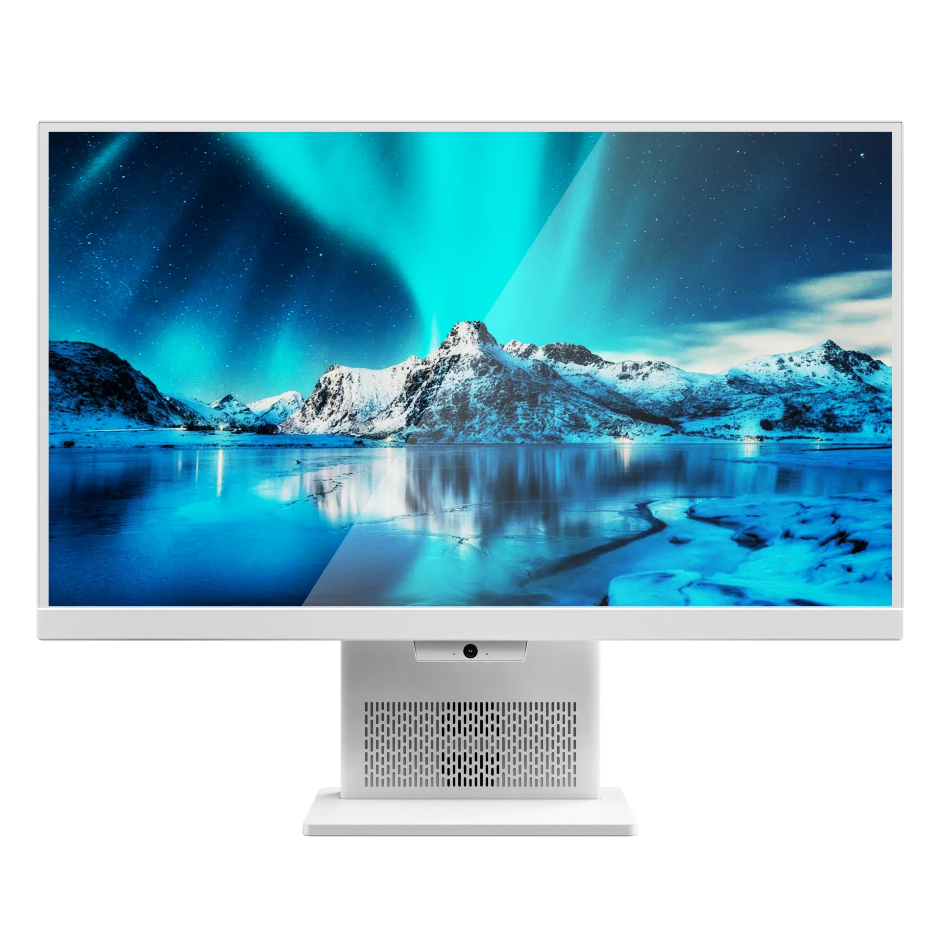 Customizable 27 inch All-In-One Desktop Computer, White Or Gray Metal Casing (4)