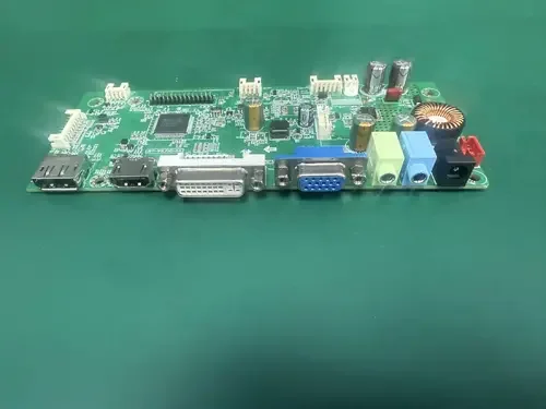 Customized 24 inch LCD monitor mainboard with DVI HDMI VGA DisplayPort and audio interfaces